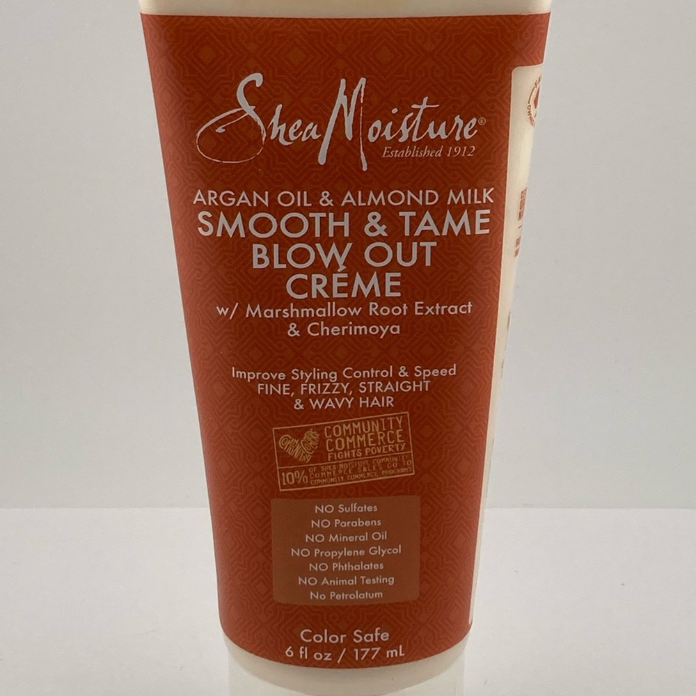 1) Shea Moisture Smooth & Tame Blow Out Creme Cream DISCONTINUED Marshmallow
